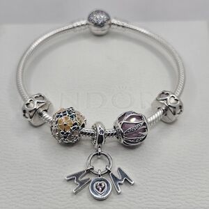 ❤️ 6pc AUTHENTIC PANDORA MOTHER'S BRACELET GIFT 🎁 SET